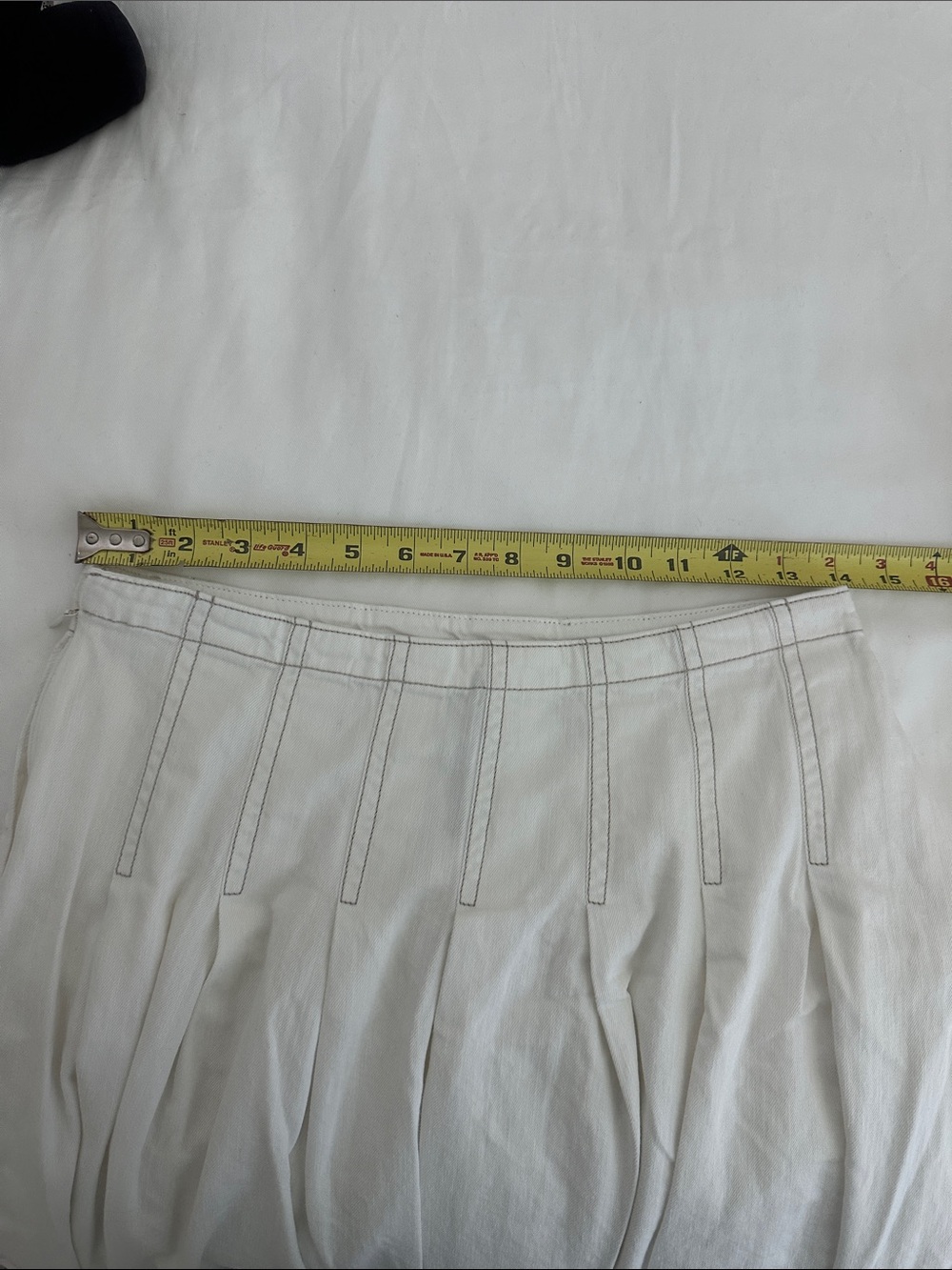 ANTHRO Off White Midi Skirt - Picture 9 of 9